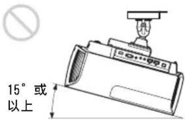 SONY VPLVW570ES - 前 / 後和左 / 右傾斜 - 7