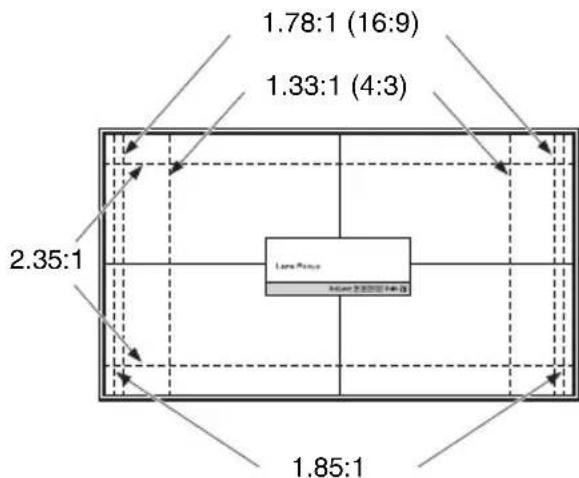 SONY VPLVW570ES - Lens adjustment window (test pattern) - 1