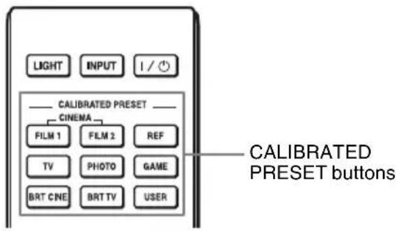 SONY VPLVW570ES - Selecting the Picture Viewing Mode - 1