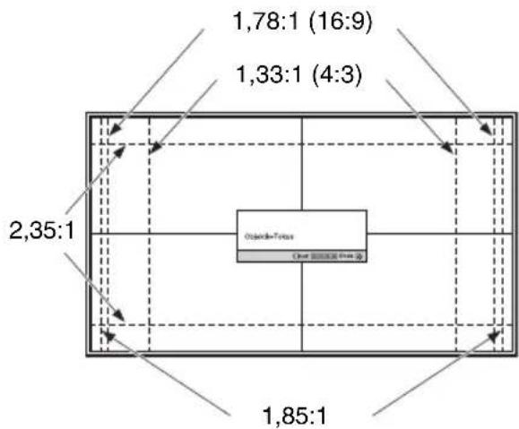 SONY VPLVW570ES - Objektiv-Einstellfenster (Testmuster) - 1