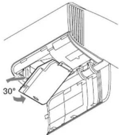 SONY VPLVW570ES - Notas sobre la sustitución de la lámpara si se rompe, en caso de instalación en el techo - 1