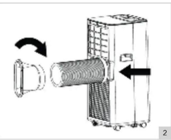 BESTRON AAC7000 - Montage - installer l'évacuation de la chaleur - 1