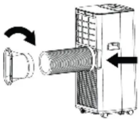 BESTRON AAC7000 - INSTALLATION - Installing heat exhaust - 1