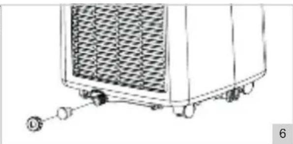 BESTRON AAC7000 - CLEANING AND MAINTENANCE - Water drainage - 1