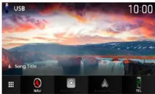 KENWOOD DNX7190DABS - Feuilletez la zone du widget vers la gauche/vers la droite pour afficher le widget cadre photo. - 1