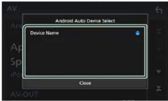 KENWOOD DNX7190DABS - Sélectionnez un périphérique Android (DNX9190DABS) - 1