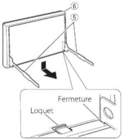 KENWOOD DNX7190DABS - Retrait de la plaque de garniture - 1