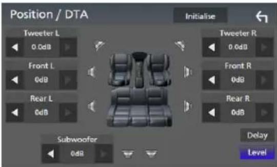 KENWOOD DNX7190DABS - Contrôle de DTA position - 2
