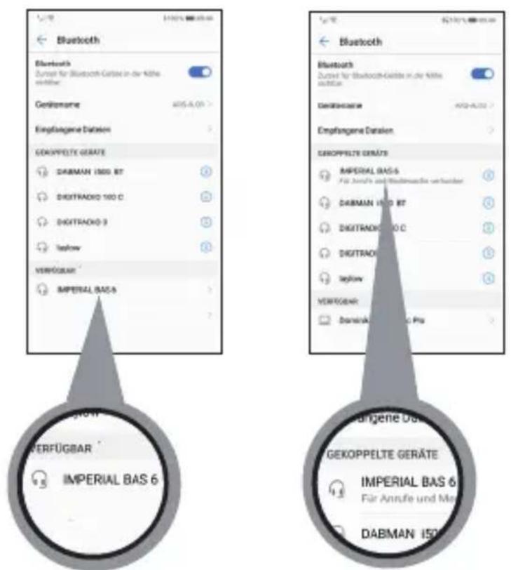 Imperial BAS 6 - Bluetooth-verbinding tot stand brengen - 1