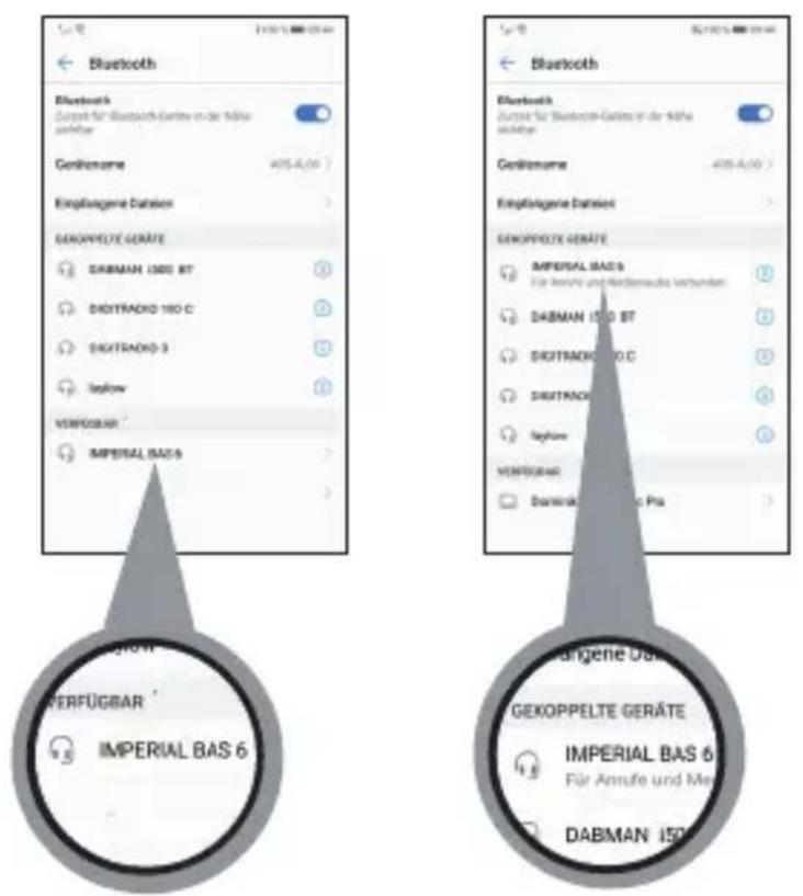 Imperial BAS 6 - Bluetooth Verbinding herstellen - 1