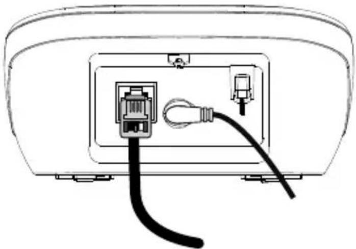 MEDION E63197W - Basisstation an das Telefon und Stromnetz anschließen - 1