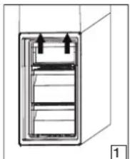 WHIRLPOOL W5 821E OX - Vyjímáni úlozného boxu mraznicky - 1