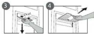 WHIRLPOOL W5 821E OX - Prosedyre for Å gjore rent stop frost-tilbehøret - 3