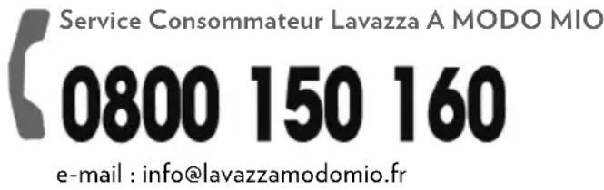 Lavazza A Modo Mio MilkEasy - Que faire en cas de problème technique - 1