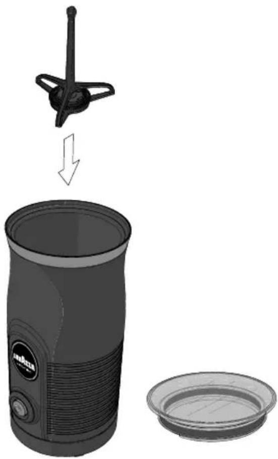 Lavazza A Modo Mio MilkEasy - EINFUGEN VON ZUBEHÖR - 4