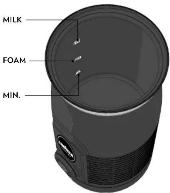 Lavazza A Modo Mio MilkEasy - NIVEL DE LLENADO - 2