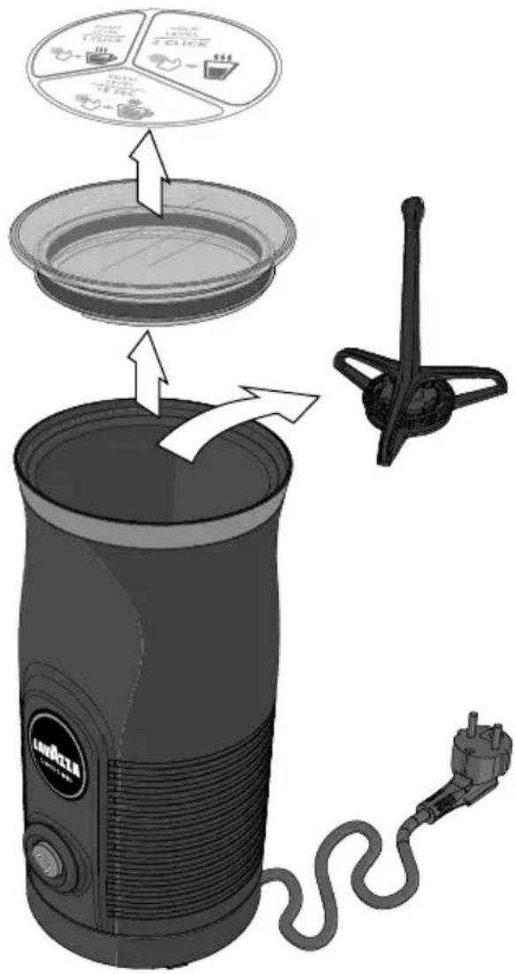 Lavazza A Modo Mio MilkEasy - LIMPIEZA DEL ESPUMADOR DE LECHE - 5