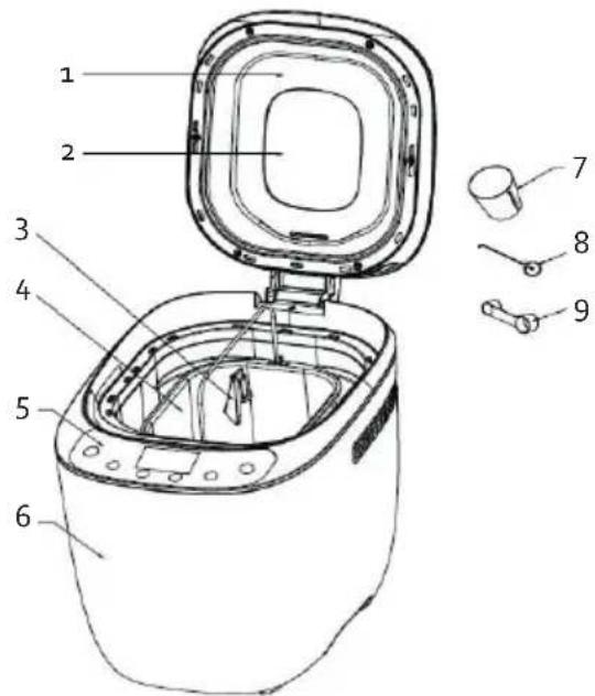 DOMO B3963 - COMPONENTI - 1