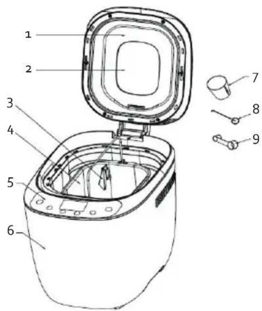 DOMO B3963 - PIEZAS - 1