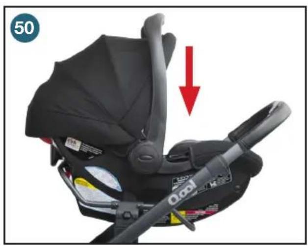 Joovy Qool - ⚠ WARNING: For use ONLY on the Joovy Qool Stroller. ALWAYS position the infant car seat so that it securely snaps into place into the infant car seat adapter. Always extend the handle to max. height when using car seat in the upper rear position. The infant car seat adapter is for use ONLY with specific car seats. DO NOT use other infant car seat models that are not in the Car Seat Compatibility List (see page 28). This product is not a toy. DO NOT allow children to play with it. - 4