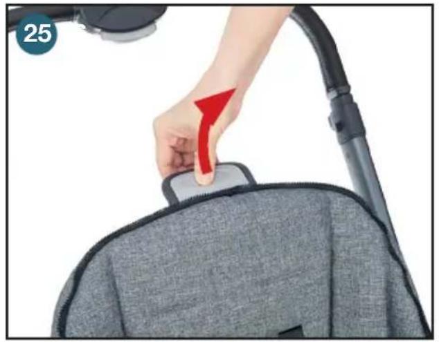 Joovy Qool - 유모차 접기 - 1