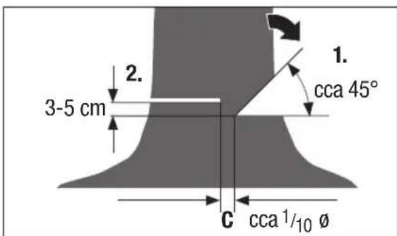 Pattfield PEAKS 18 Li Basic - Kácení stromú - 3