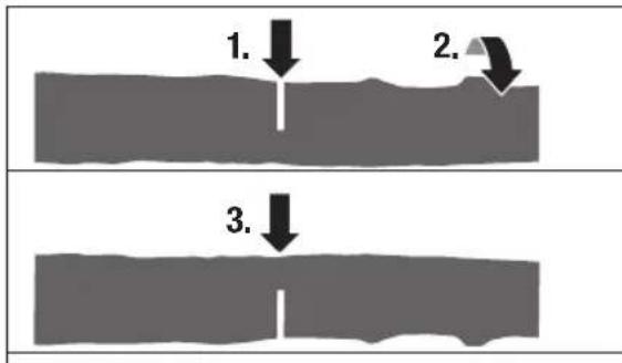 Pattfield PEAKS 18 Li Basic - Trunks lying flat on the ground - 1