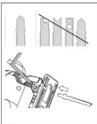 Pattfield PA500ST - Sagebiatt einsetzen - 1