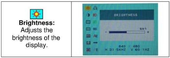 DGM L2442WD - OSD (On-Screen Display) Menu Mode - 1