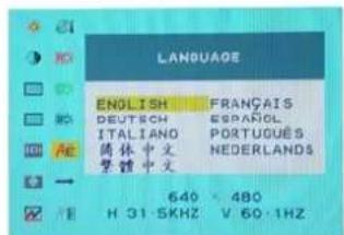 DGM L2442WD - Mode de menu OSD (On-Screen Display) - 24