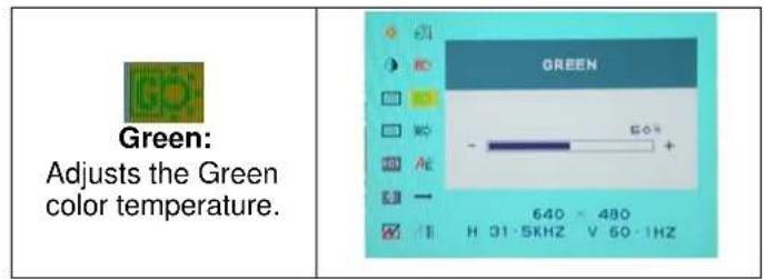 DGM L2442WD - OSD (On-Screen Display) Menu Mode - 10