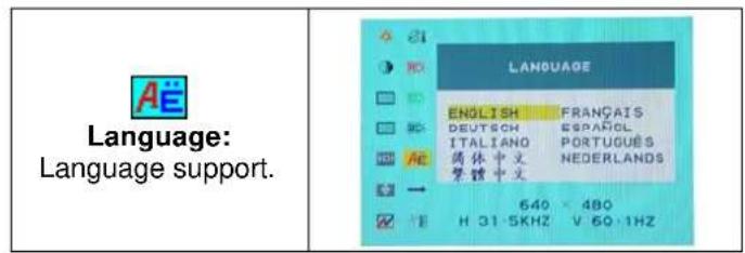 DGM L2442WD - OSD (On-Screen Display) Menu Mode - 12