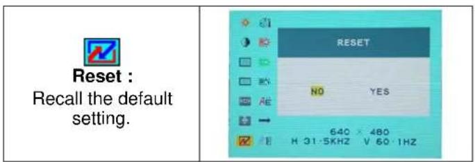 DGM L2442WD - OSD (On-Screen Display) Menu Mode - 7