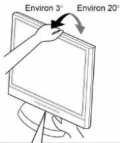 DGM L1933 - Réglage de l'angle de la vente monitateur - 1