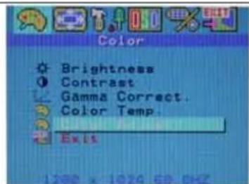 DGM L1918 - OSD (On-Screen Display) Menu Mode - 5