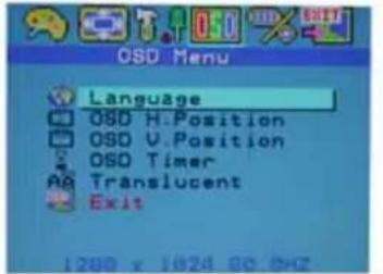 DGM L1916 - OSD (On-Screen Display) Menu Mode - 13