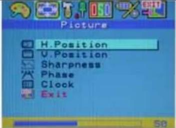 DGM L1916 - OSD (On-Screen Display) Menu Mode - 7