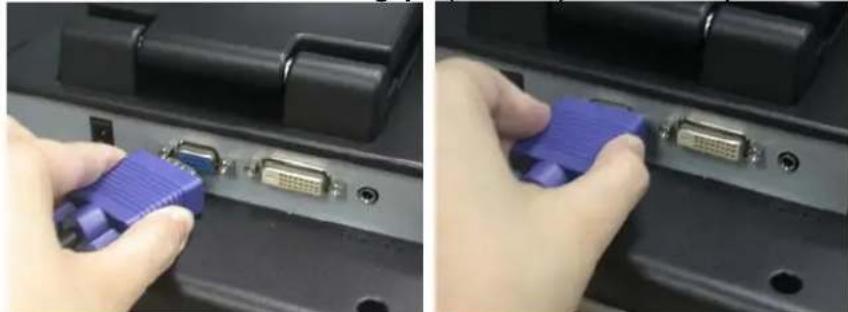DGM L1718 - Installation matérielle détaillée (la fonction de VGA et DVI) - 1