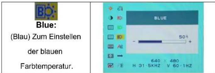 DGM L1731W - OSD-MENU-Modus (Anzeige auf dem Bildschirm) - 11