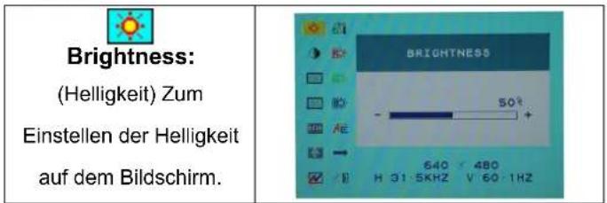 DGM L1731W - OSD-MENU-Modus (Anzeige auf dem Bildschirm) - 1