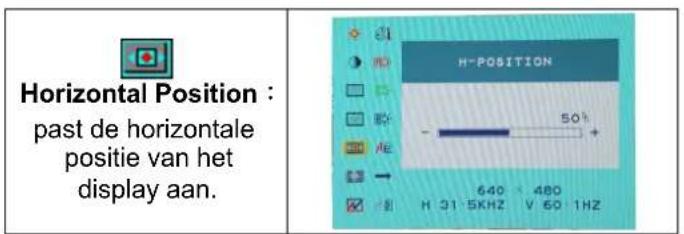 DGM L1731W - OSD (Op-schem weergave) menu modus - 5