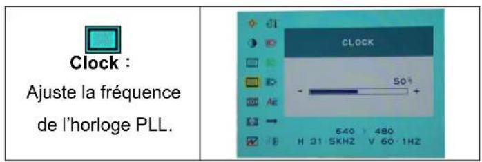 DGM L1731W - Mode de menu OSD (On-Screen Display) - 4