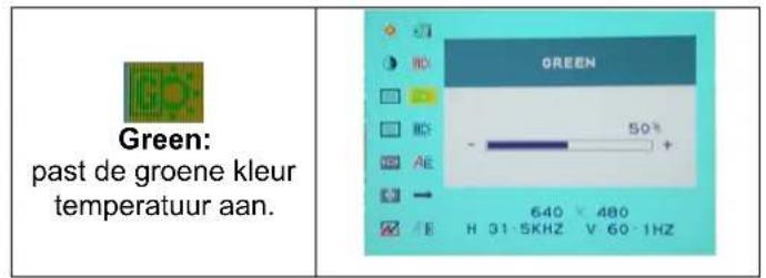 DGM L1731W - OSD (Op-schem weergave) menu modus - 10