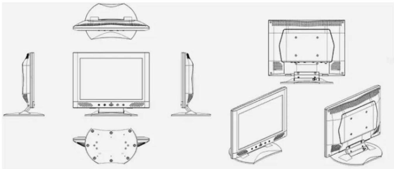 DGM L1517 - Vista del monitor - 1