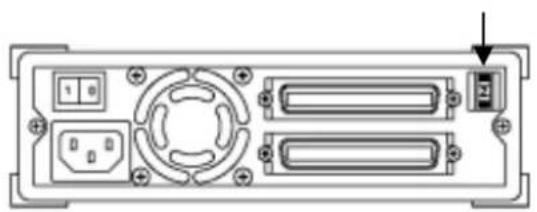 Tandberg Data SLR75 - SCSI-ID Selection - 1