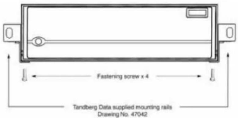 Tandberg Data SLR75 - Mounting Rail Installation Instructions Tandberg SLR5 Drives for - 1