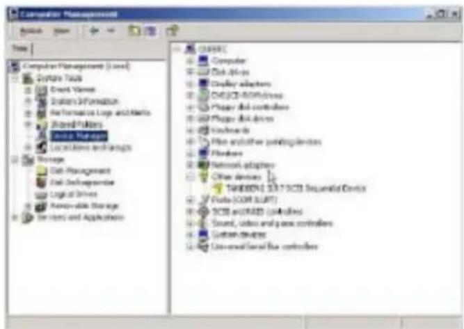 Tandberg Data SLR75 - Instalación del driver de Windows 2000 - 1
