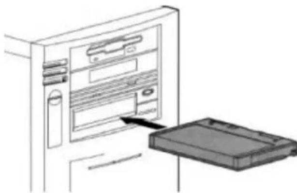 Tandberg Data SLR75 - Loading a Data Cartridge Tandberg SLR2 ® SLR5 - 2