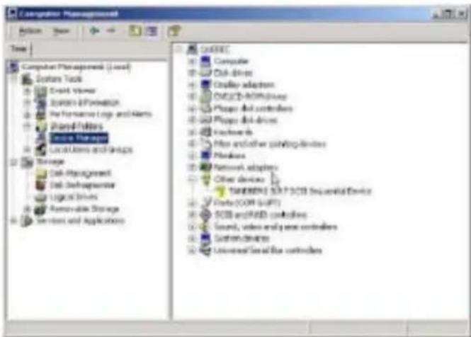 Tandberg Data SLR75 - Installation du dérouleur Windows 2000 - 1