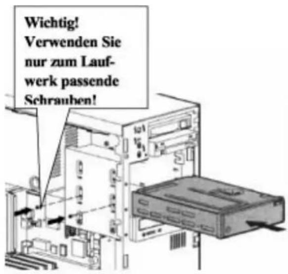 Tandberg Data SLR75 - Montage des Bandlaufwerks - 1